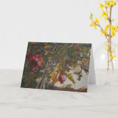 Granatmalerei Karte (Gelbe Blume)