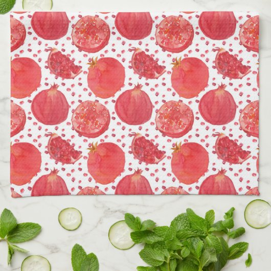 Granatobst Küchentuch (Gefaltet)