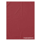 Granatrot - Name Tischdecke (Vorderseite)