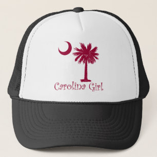 Granats-Carolina-MädchenPalmetto Truckerkappe