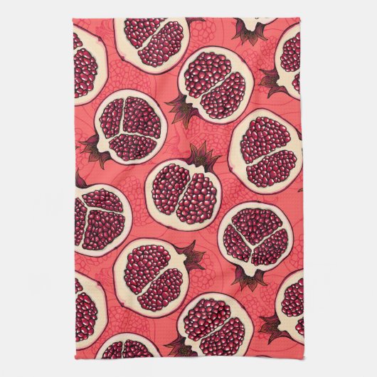 Granatscheiben 2 geschirrtuch (Vertikal)