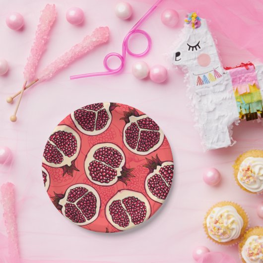 Granatscheiben 2 pappteller (Party)