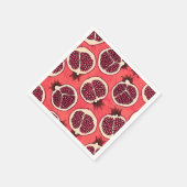 Granatscheiben 2 serviette (Ecke)