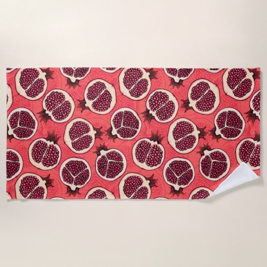 Granatscheiben 2 strandtuch (Vorderseite)
