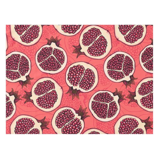 Granatscheiben 2 tischdecke (Vorderseite (Horizontal))