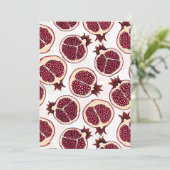 Granatscheiben auf weiß (Stehend Vorderseite)