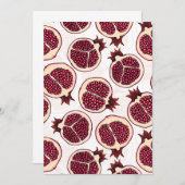 Granatscheiben auf weiß (Vorne/Hinten)