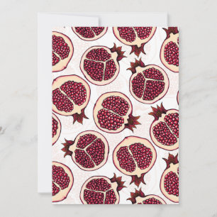 Granatscheiben auf weiß