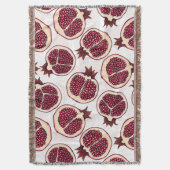 Granatscheiben auf weiß decke (Vorderseite Vertikal)