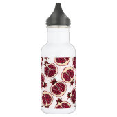 Granatscheiben auf weiß edelstahlflasche (Links)