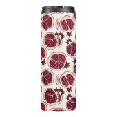 Granatscheiben auf weiß thermosbecher (Rückseite)