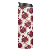 Granatscheiben auf weiß thermosbecher (Nach rechts gedreht)