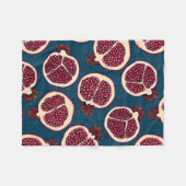 Granatscheiben Fleecedecke (Vorderseite (Horizontal))