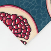 Granatscheiben Fleecedecke (Ecke)