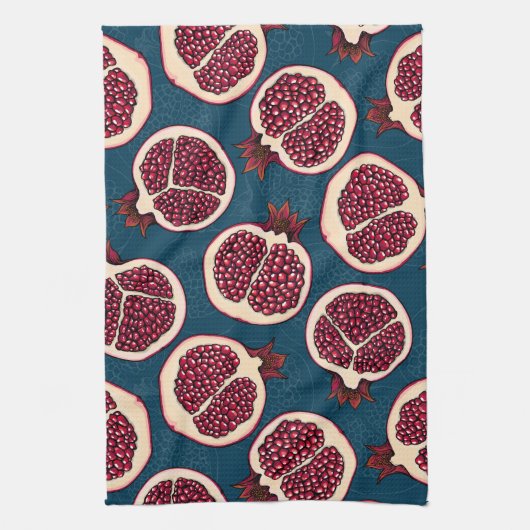 Granatscheiben Geschirrtuch (Vertikal)