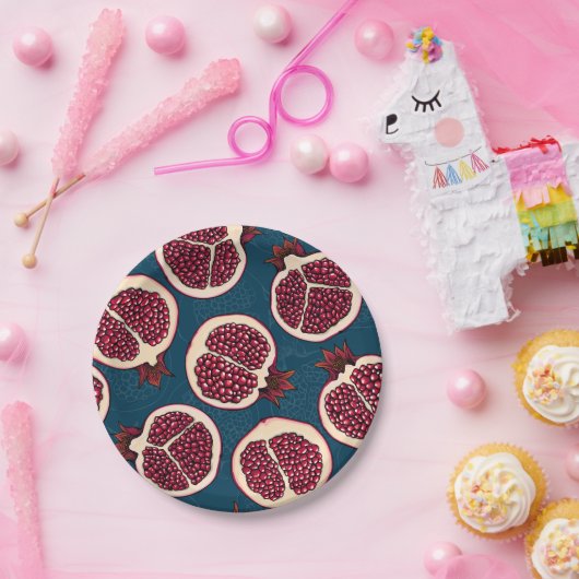 Granatscheiben Pappteller (Party)