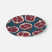 Granatscheiben Pappteller (Schrägansicht)