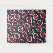 Granatscheiben Wandteppich (Vorderseite (Horizontal))