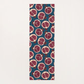 Granatscheiben Yogamatte (Rückseite)