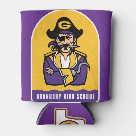 Granbury High School kann kühlen Dosenkühler (Vorderseite)