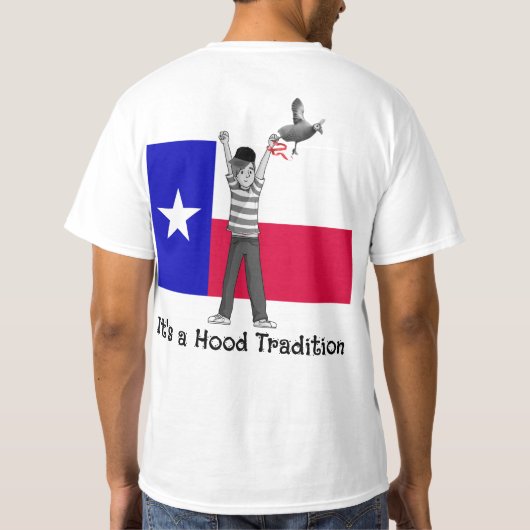 Granbury Texas Guinea Drop T - Shirt (Rückseite)