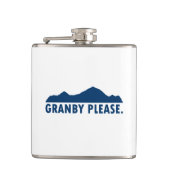 Granby Colorado Bitte Flachmann (Vorderseite)