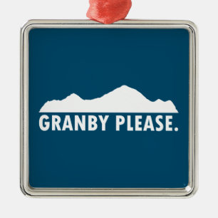 Granby Colorado Bitte Ornament Aus Metall