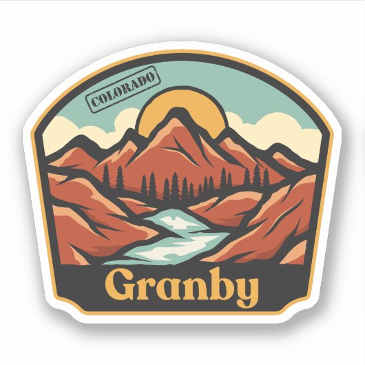 Granby, Colorado Sticker (Vorderseite)