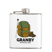 Granby Provincial Park Backpack Flachmann (Vorderseite)