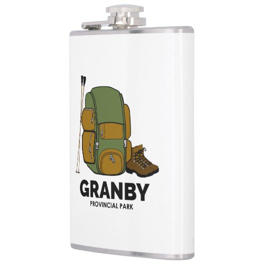 Granby Provincial Park Backpack Flachmann (Links)