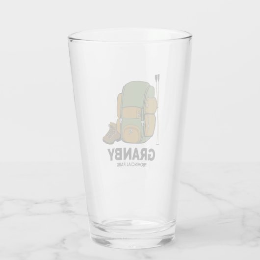 Granby Provincial Park Backpack Glas (Rückseite)
