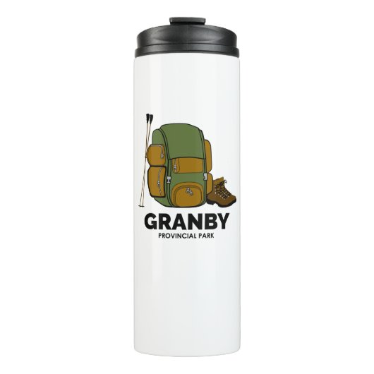 Granby Provincial Park Backpack Thermosbecher (Vorderseite)