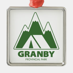 Granby Provincial Park Bergcamping Ornament Aus Metall