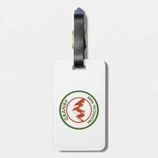 Granby Provincial Park Gepäckanhänger (Rückseite vertikal)