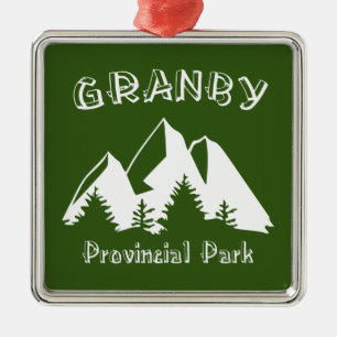 Granby Provincial Park Ornament Aus Metall