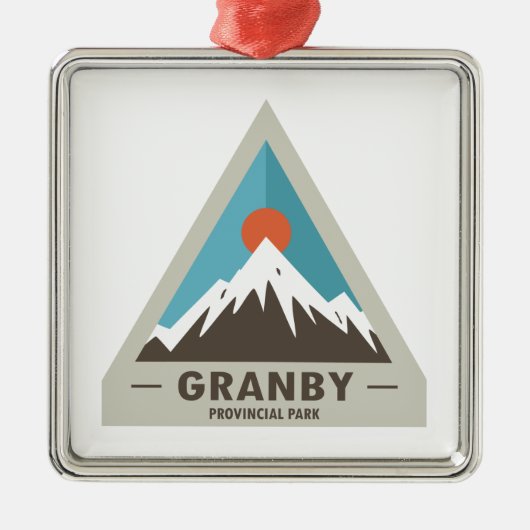 Granby Provincial Park Ornament Aus Metall (Vorne)