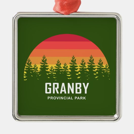 Granby Provincial Park Ornament Aus Metall (Vorne)