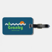 Granby Provincial Park Retro Gepäckanhänger (Rückseite horizontal)