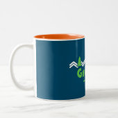 Granby Provincial Park Retro Zweifarbige Tasse (Links)