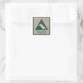 Granby Provincial Park Rustic Quadratischer Aufkleber (Tasche)