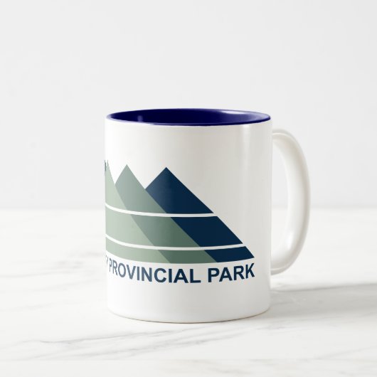 Granby Provincial Park Zweifarbige Tasse (VorderseiteRechts)