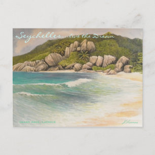 Grand Anse, LaDigue Postkarte