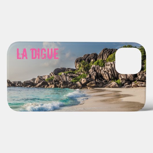 Grand Anse Seychelles La Digue Beach Geschenk Case-Mate iPhone Hülle (Rückseite (Horizontal))
