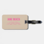 Grand Anse Seychelles La Digue Beach Geschenk Gepäckanhänger (Rückseite horizontal)