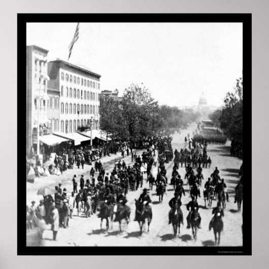 Grand Army Review in Washington, DC 1865 Poster (Vorne)