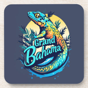 Grand Bahama Caribbean Gecko Getränkeuntersetzer