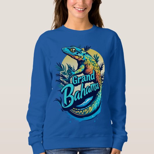 Grand Bahama Caribbean Gecko Sweatshirt (Vorderseite)