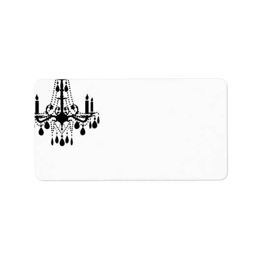 Grand Ballroom Address Labels Adressaufkleber (Vorne)