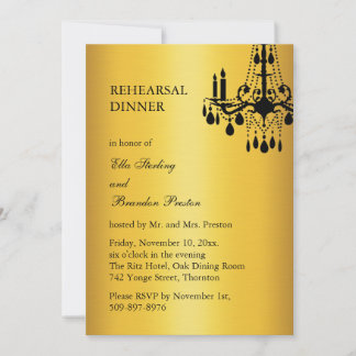 Grand Ballroom Probe Dinner Einladung