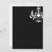 Grand Ballroom Probe Dinner Einladung (schwarz) (Rückseite)